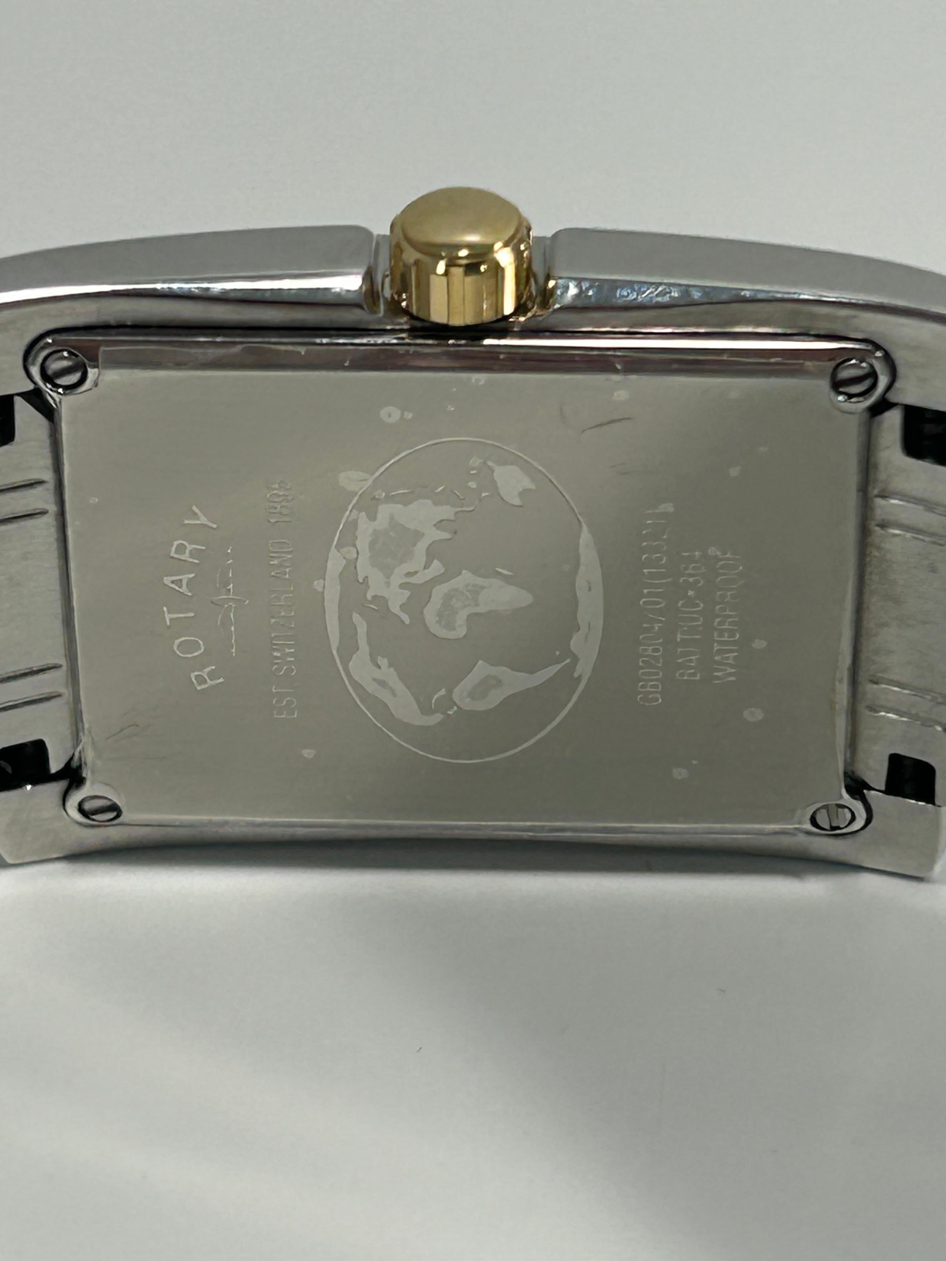 Rotary GB02804 Two-Tone Tank Watch