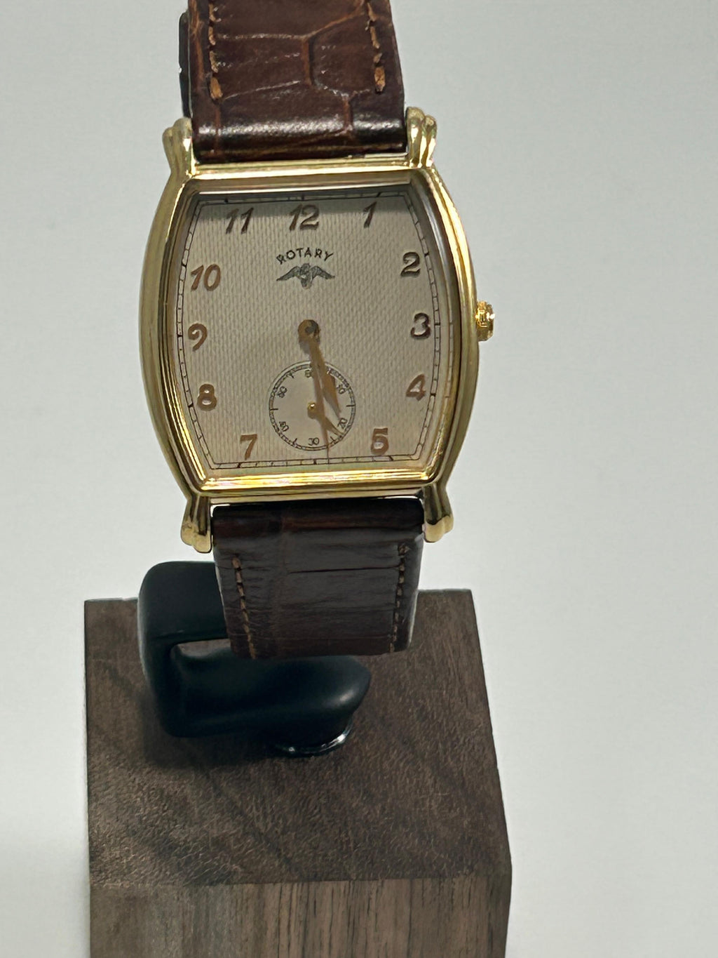 Rotary Small Seconds GS0706/22 - Champagne Textured Dial, Gold Tone, Anniversary Edition, Tonneau Case, Boxed