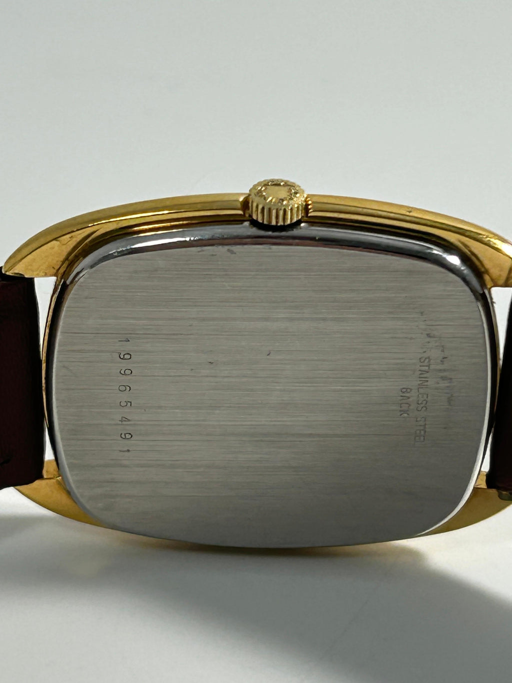 1980s Longines Manual Wind Dress Watch - Gold, Rectangular, Champagne Dial, Vintage