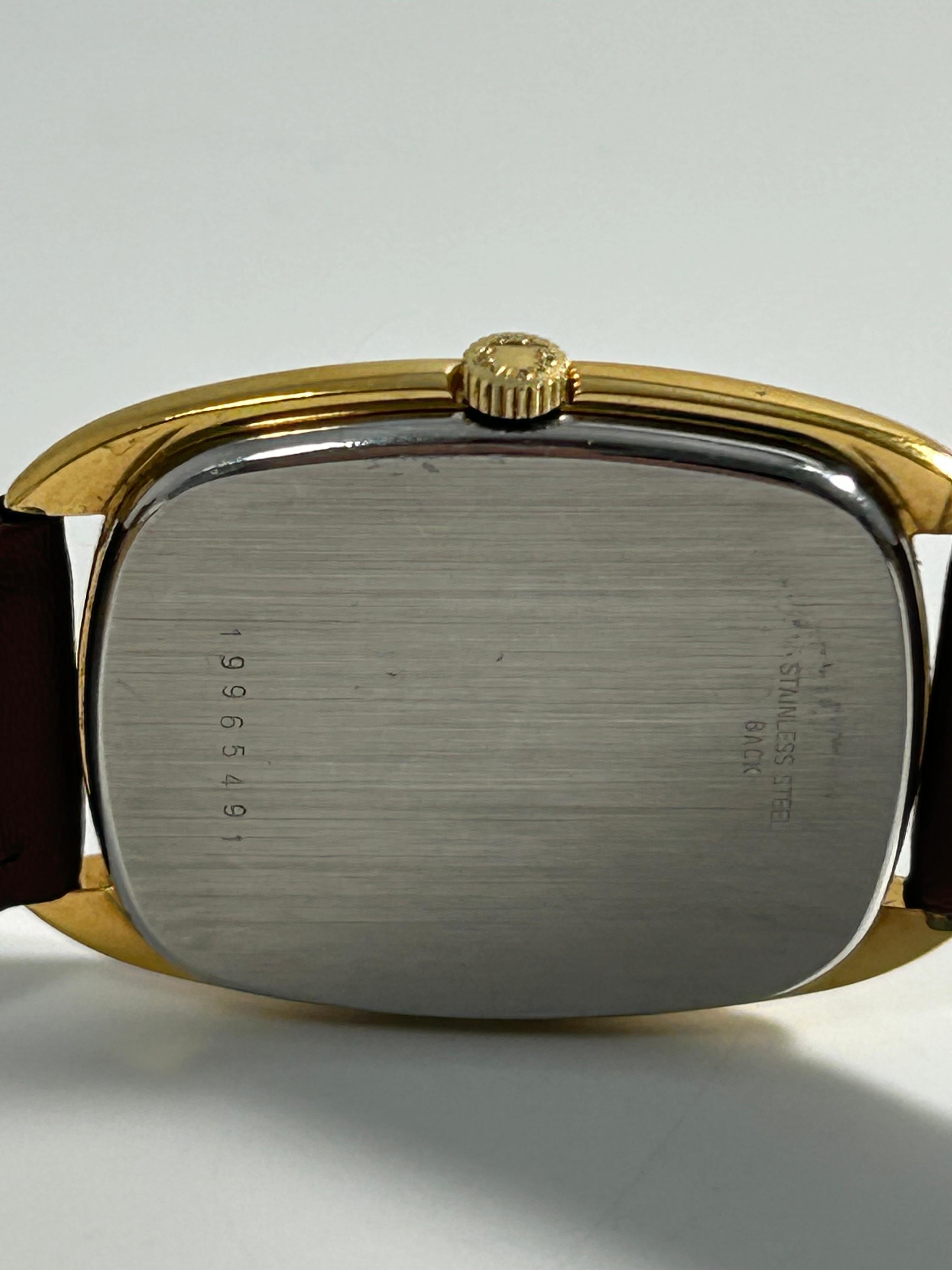 1980s Longines Manual Wind Dress Watch - Gold, Rectangular, Champagne Dial, Vintage