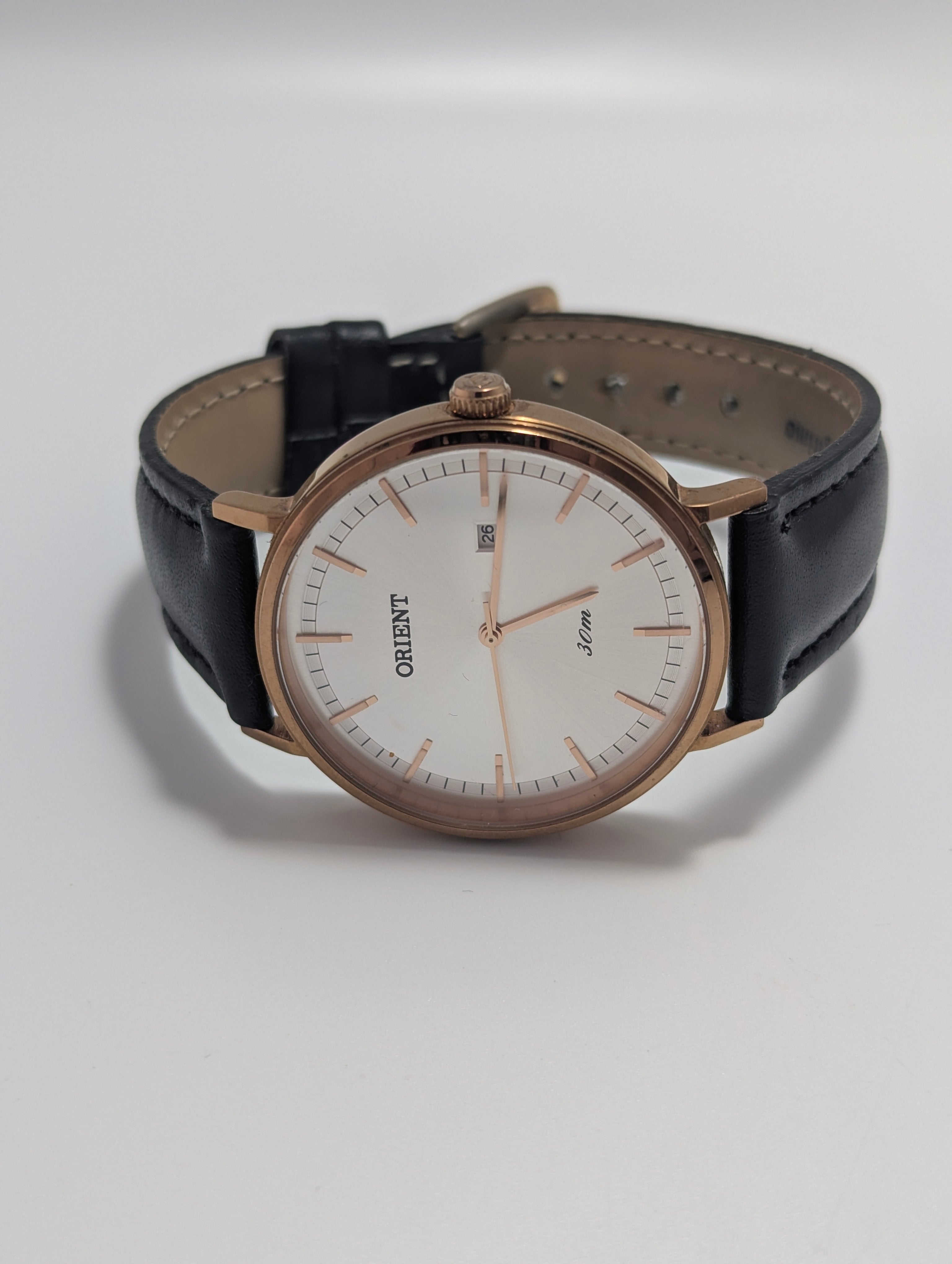 Orient Rose Gold Tone Dress Watch
