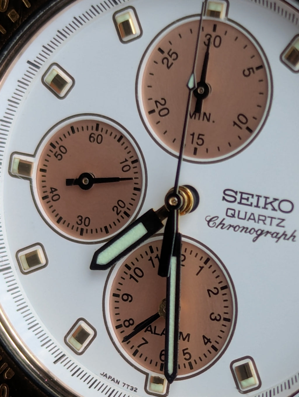 Seiko Gold-Tone Chronograph