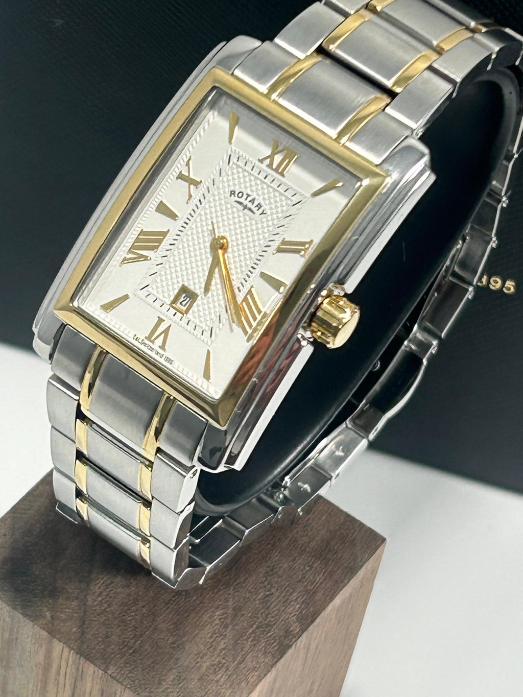 Rotary GB02804 Two-Tone Tank Watch